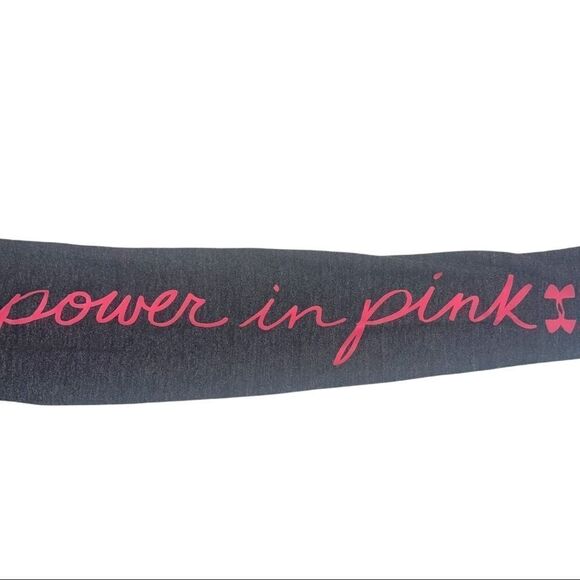 Under Armour Heathered Grey Lightweight Hoodie - Breast Cancer Awareness - Picture 5 of 5